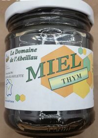 Miel thym 250g Abeillau  